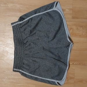 Gray gym shorts